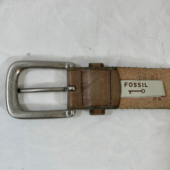 Fossil Braided Leather Belt - Size Medium - Picture 5 of 9